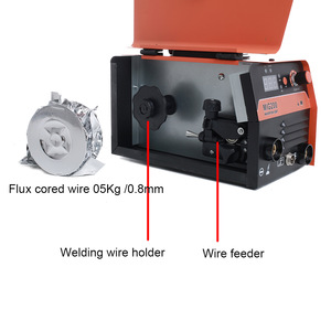 Máquina de Soldar Portátil MIG/MMA de 200A con Cable de Flujo de 110V, Protección de Gas CO2, IGBT, Sin Aire, para Soldadura Secundaria - Product Image 6