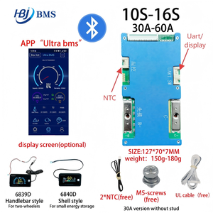 <span class=keywords><strong>BMS</strong></span> Inteligente al por Mayor 8S 24V 16S <span class=keywords><strong>48V</strong></span> 100A <span class=keywords><strong>150A</strong></span> 200A con Bluetooth para Sistemas de Almacenamiento de Energía Solar e Inversores, Pantalla LCD Opcional - Product Image 3