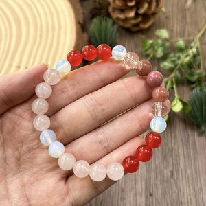 Bracelet en pierre naturelle avec perles de verre colorées, pour une mentalité d'abondance, partenaire logistique fiable pour les grossistes, regroupement de produits - Product Image 3
