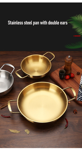 Sartén <span class=keywords><strong>para</strong></span> paella <span class=keywords><strong>de</strong></span> acero inoxidable <span class=keywords><strong>de</strong></span> plata antigua, sartén <span class=keywords><strong>para</strong></span> Fideos con doble oreja <span class=keywords><strong>para</strong></span> <span class=keywords><strong>Cocina</strong></span> <span class=keywords><strong>de</strong></span> Inducción <span class=keywords><strong>de</strong></span> <span class=keywords><strong>gas</strong></span> - Product Image 2