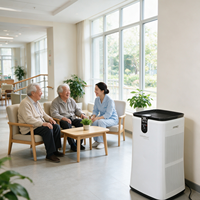 Améliore la qualité du sommeil, affichage numérique intégré, humidificateur commercial, processeur d'air à ions négatifs, améliore la qualité de l'air, intelligent