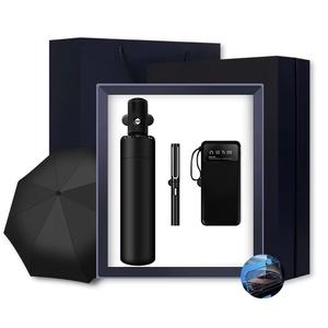 Coffret Cadeau d'Entreprise : Parapluie + <span class=keywords><strong>Stylo</strong></span> + Batterie Externe avec Support Téléphone pour Employés - Product Image 6