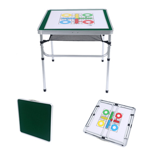 Bàn chơi mạt chược mini hiện đại, gấp gọn nhẹ, hợp kim nhôm, 4 người chơi, di động, sử dụng ngoài trời và trong nhà - Product Image 1