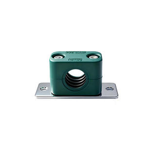 Abrazaderas de Tubería Ligeras de Plástico Serie TLPG5 con Placa de Montaje Hexagonal Interna Extendida para Fijación de Tuberías de Agua - Product Image 1