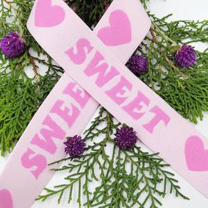 Banda de sujetador atada con logotipo de Jacquard de bajo precio del fabricante, banda elástica brillante para lencería, accesorio de correa de calidad - Product Image 4