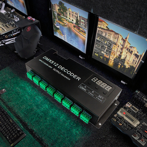 Decodificador DMX512 RGB de 24 Canales, Clasificación IP20, Entrada de CC de 5-24 V, Ventas de Fábrica, Pantalla Digital, Fuente de Luz LED, Señal de Control de Voltaje Constante - Product Image 4