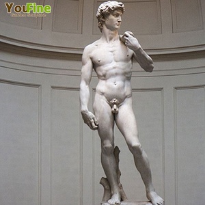<span class=keywords><strong>Statua</strong></span> di <span class=keywords><strong>David</strong></span> in Marmo a Grandezza Naturale, Scultura in Pietra di Fama Mondiale - Product Image 4