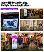 Écran LED d'intérieur UHLED, affichage couleur, affiche LED, écran sur pied P2 P2.5, écran LED pour affiche