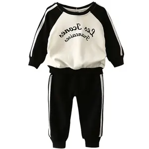 Wholesales Casual Fashion Clothing Kids Boys Clothes Sports Set From Thailand