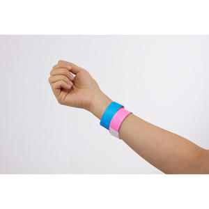 สายรัดข้อมือ AnyWristband สีพื้น ทำจากวัสดุ TYVEK ขนาด 25 มม. (1 นิ้ว) สำหรับการจัดการการเข้าร่วมงาน ตรวจสอบตั๋ว และใช้ในสถานที่ต่างๆ - Product Image 1