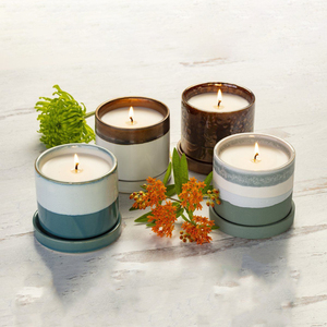 Cina produttore vuoto cilindro supporto di candela vasi <span class=keywords><strong>vintage</strong></span> verde di ceramica candela vaso con logo personalizzato - Product Image 2