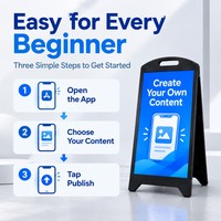 Affichage publicitaire mobile LED IP65 étanche pour extérieur P2.5, résolution personnalisable, 110V/220V, vente en gros pour restaurants et hôtels