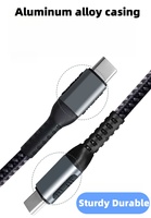 Offre Spéciale 100W Type C Câble de chargeur rapide Tissage en nylon Câble de chargeur USB C vers USB C 100w pour iPhone Samsung HUAWEI iPad