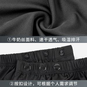 High Waist Yoga Hip Covering <b>Skirt</b> Snap Button <b>Elastic</b> Breathable Fitness Cycling Shorts Simple Style With Label Tags - Product Image 4