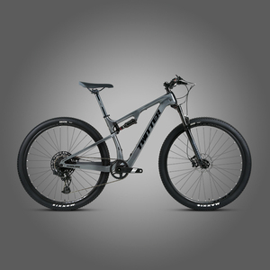 Vélo de montagne à suspension intégrale haute performance en fibre de carbone, 12 vitesses, frein à disque hydraulique, fourche à air, 29 pouces, aluminium, confortable - Product Image 6