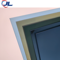 Panel de vidrio templado de 8mm, 10mm, 15mm, ventanas de puerta de vidrio redondo teñido personalizado, cortina de vidrio laminado templado, ducha de pared