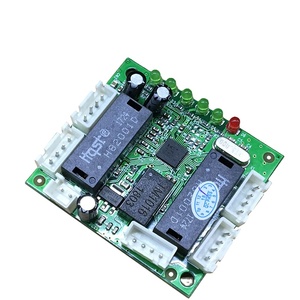 5 Poort Mô-đun Chuyển Đổi Tiêu Đề Giao Diện 4Pin Đầu Ra Voeding PCBA Hội Đồng Quản Trị Fabrikant Oem ODM Kích Thước Nhỏ <span class=keywords><strong>Ethernet</strong></span> Snelle 10 /100Mbps - Product Image 1
