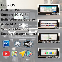 Boîtier décodeur CarPlay sans fil Android YANAV, écran tactile 7 pouces, résolution 800x480, GPS automobile Lexus ES 2015-2017, 1 an