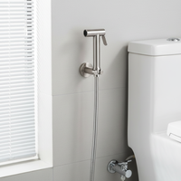 Pommeau de Douche Haute Pression en Acier Inoxydable Homerain, Finition Brossée, Fixation Murale Simple, Garantie 3 Ans, Salle de Bain