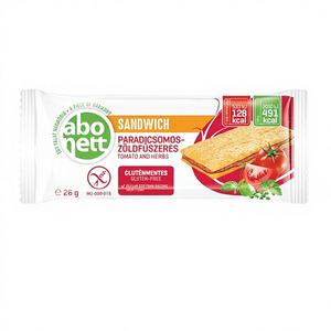 Sándwich de Tomate Sin Gluten Abonett 26g X 25 Unidades, Snack de Frutas y Verduras Hecho en Hungría Modelo 0704881 - Product Image 1