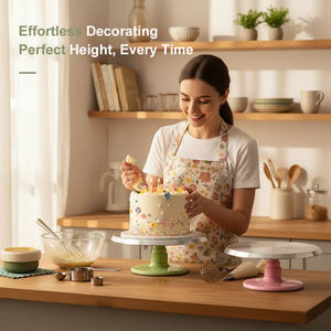 Легкая стабильная Бесшумная вращающаяся вертушка из алюминиевого сплава с нескользящим дном - Product Image 2