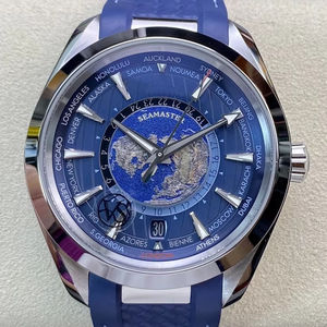 Reloj Mecánico de Lujo de Super Calidad, Resistente al Agua, 43 mm, Movimiento VS Factory 8938, Luminoso, Esfera Azul de 24 Horas, 150 m, GMT - Product Image 1