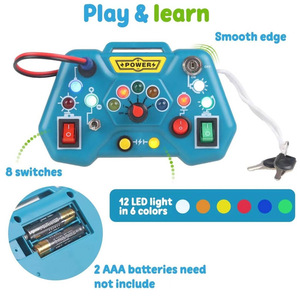 Juguete de Volante Multifuncional con Sonido y Luz para Niños, Bebés y Niños Pequeños, Juego Educativo - Product Image 2
