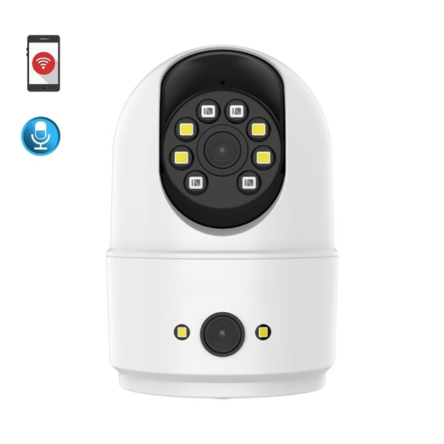C4DR Smart WiFi Camera 6MP HD Wireless Home Surveillance Monitor Pan Tilt 310 Degree Two-Way Audio Mobile App Push Alert Cloud