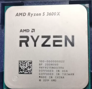 AMD para Ryzen <span class=keywords><strong>5</strong></span> <span class=keywords><strong>3600X</strong></span> 6Cores 12Threads 3,8 GHz TDP95W Producto de escritorio usado con enchufe AM4 Tipo 100-000000022 - Product Image 1