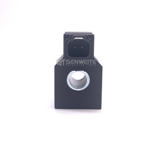 คอยล์โซลินอยด์วาล์ว Senwitt 12V 24V แบบ Pilot Safety Locking สำหรับรถขุดฮุนได R210 215 225 275 305 335 - Product Image 1