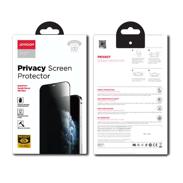 Joyroom 2.5D New Privacy Tempered Glass for iphone 12 Pro Max