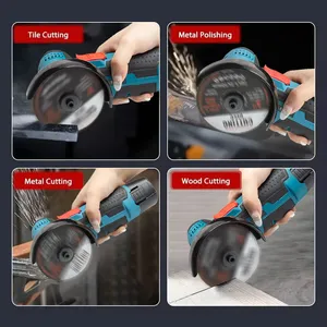 מטחנת זווית אלחוטית נטענת 3 אינץ' 12V עם סוללת ליתיום, מתג הזזה תעשייתי, מיני רב תכליתית, לליטוש - Product Image 5