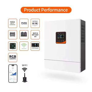 เพิ่มประสิทธิภาพการทำงาน ระบบไฮบริดพลังงานแสงอาทิตย์ 48V 8KW 10KW ออฟกริด สามเฟส พร้อมระบบ MPPT คู่  ใช้งานได้ยาวนาน รุ่น GST48L-5K-60A - Product Image 2