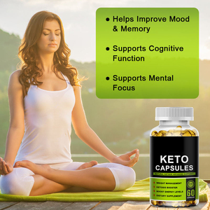 Capsules Keto Capsules Mélange et regain d'énergie Keto Softgel Vegan Keto BHB Capsules biologiques - Product Image 4