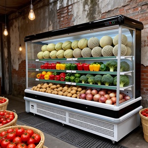 Vitrine réfrigérée commerciale à rideau d'air ouvert, ouverture frontale, pour magasin de proximité et supermarché - Product Image 5