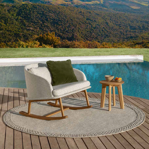 Juego de sofá con reposabrazos de madera de teca impermeable para exteriores de fábrica al por mayor para Resort, comedor, sala de estar, patio, uso en el jardín - Product Image 3