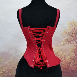 เสื้อกล้ามครอปท็อปผู้หญิงสีพื้นแบบลำลอง สายเดี่ยว เปิดหลัง ติดกระดุม - Product Image 3