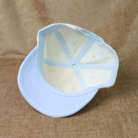 Casquette de baseball ajustable à visière courte, avec broderie 3D personnalisée, à blocs de couleur, visière incurvée et boucle en plastique