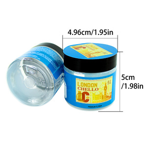 PET Clear Jars Lids <b>Body</b> <b>Scrub</b> Container Bulk 50ml 80ml 100ml 120ml 150ml 200ml 250ml 500ml with White Cosmetic Plastic OEM - Product Image 2