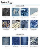 Jeans en denim noir délavé pour femme, imprimé graffiti, clouté, taille haute, coupe ample, jambe large, style streetwear Y2K, vente en gros