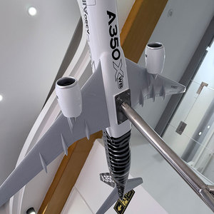 Modelo de Avión de Resina <span class=keywords><strong>Airbus</strong></span> <span class=keywords><strong>A350</strong></span>-<span class=keywords><strong>900</strong></span> XWB a Escala 1:56 de 120 cm Hecho a Mano con Acabado de Fibra de Carbono - Product Image 5