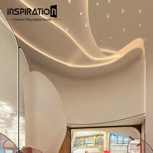 2025 Thiết kế phổ biến grg không thấm nước thạch cao Trần Bảng điều khiển trang trí nội thất trần giả thạch cao gạch Trần - Product Image 6