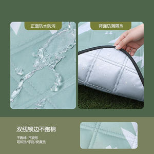 Esterilla de camping rápida y portátil, rectangular, de tela Oxford, antideslizante, a prueba de humedad, para exteriores. - Product Image 4