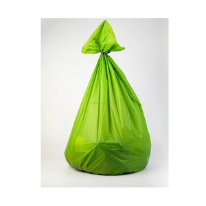 Sac poubelle en plastique PBAT robuste jetable en gros d'usine sac poubelle fécule de maïs sur rouleau pour le stockage - Product Image 1
