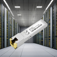 Módulo transceptor de fibra óptica SFP, compatible con 1000BASE-T RJ45, 100m, 10/100/1000, 10/, para redes 5G