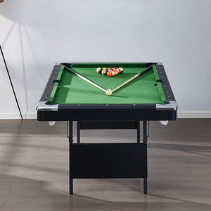 <span class=keywords><strong>Mesa</strong></span> <span class=keywords><strong>de</strong></span> <span class=keywords><strong>Billar</strong></span> Plegable 3 en 1 Multifuncional para Interiores <span class=keywords><strong>de</strong></span> <span class=keywords><strong>6</strong></span> <span class=keywords><strong>Pies</strong></span> con Marco <span class=keywords><strong>de</strong></span> MDF y Cojín <span class=keywords><strong>de</strong></span> Goma Portátil - Product Image 2