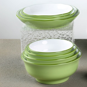 Tazones de Melamina para Desayuno en Restaurantes, Vajilla de Plástico, Tazones para Sopa, Fideos y Papilla - Product Image 1