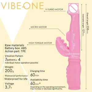 อุปกรณ์เซ็กซ์ทอยไวเบรเตอร์ VIBE-ONE สำหรับผู้หญิงกันน้ำได้3รูปแบบ - Product Image 2