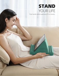 Support de tablette Lamicall PL02 pour bureau à domicile, support de genoux souple, coussin de lit, support avec poche latérale pour <span class=keywords><strong>liseuse</strong></span> électronique et téléphone - Product Image 2