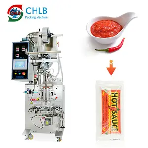 Cheap Price Peanut Butter Oil Pouch Chilli Sauce Packing Machine Condiment Sauce Filling Packing Machine